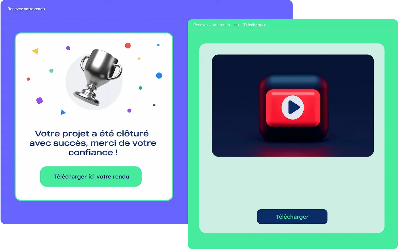 prestation type screen